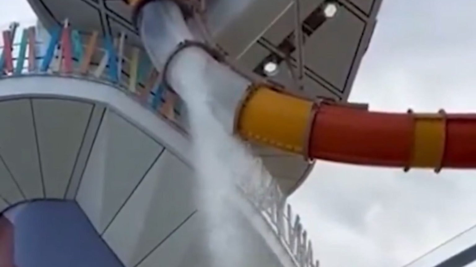 Cruise passenger left ‘sliced open’ as waterslide on Icon of the Seas ship shatters sending water pouring over deck