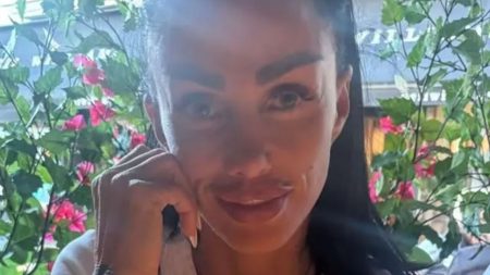 Katie Price’s lips look bigger than ever after filler as rift with daughter Princess is revealed