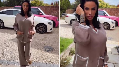 Katie Price sparks concern as she ‘struggles to walk’ in new video and fans beg her to get help