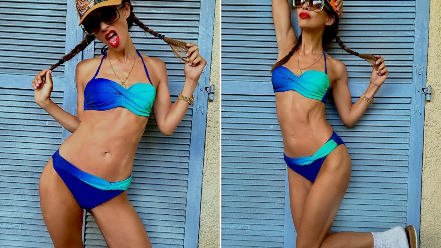 Myleene Klass looks incredible in her bikini as she jets to France for star-studded wedding amid feud