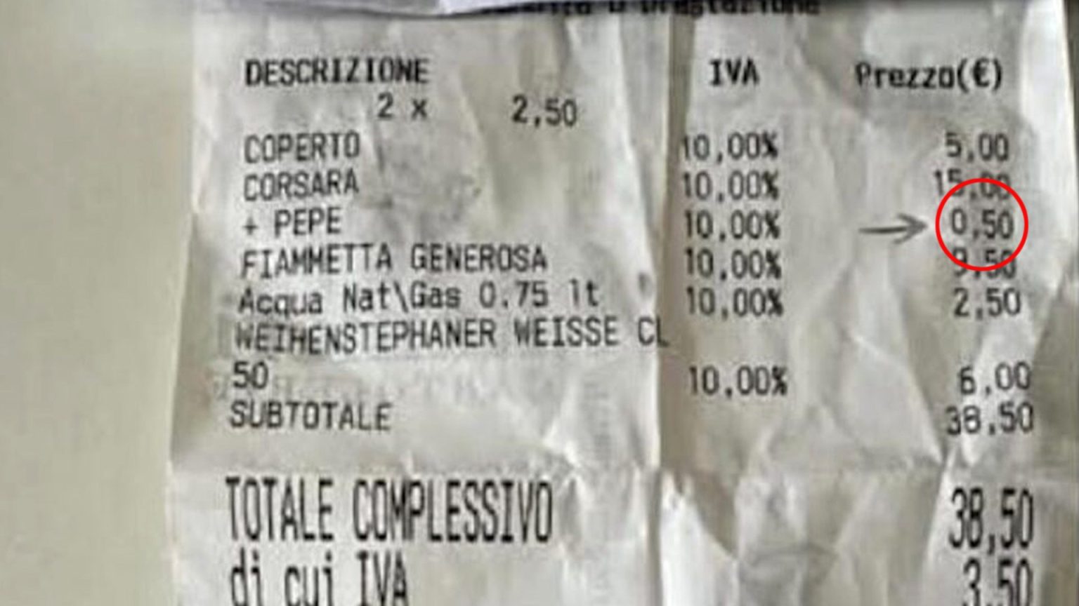 Customer left furious after Italian restaurant adds very sneaky & ‘crazy’ extra charge to his bill