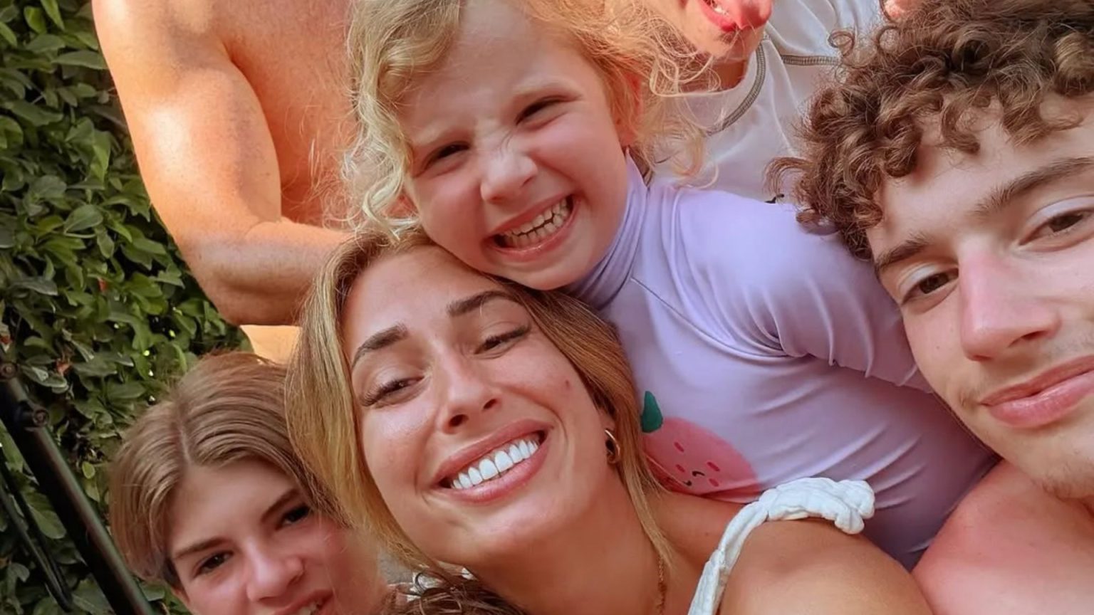 Stacey Solomon cruelly holiday shamed for £30k a week stay with her family as fans say it ‘makes them sick’
