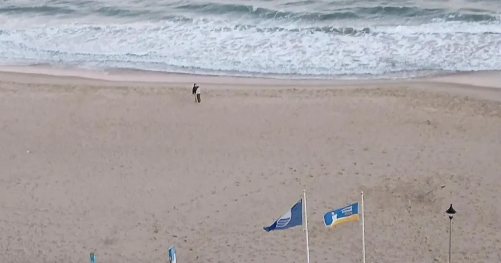 Mother ‘swimming with her son’ dies after being pulled from sea