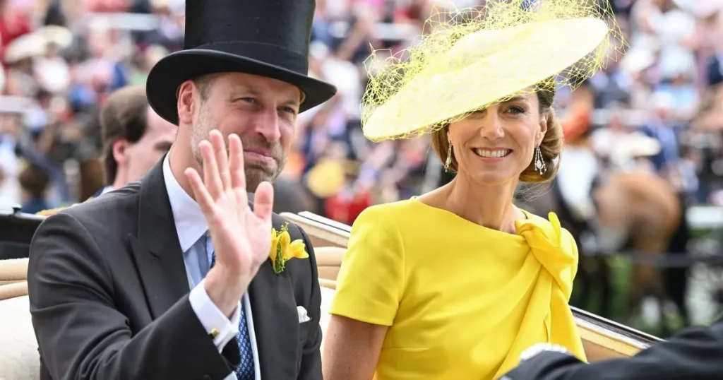 Prince William makes joke with fellow football fan at Royal Ascot