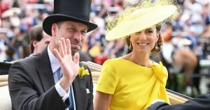 Prince William makes joke with fellow football fan at Royal Ascot
