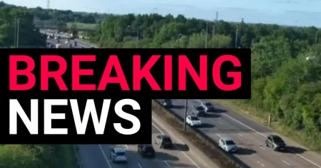 Gridlock on M25 after crash causes long delays in Surrey