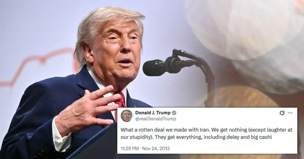 Trump tweet slamming 2013 Iran nuclear deal resurfaces