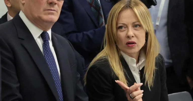 Giorgia Meloni says Donald Trump ‘made up’ claim she begged him for a photo
