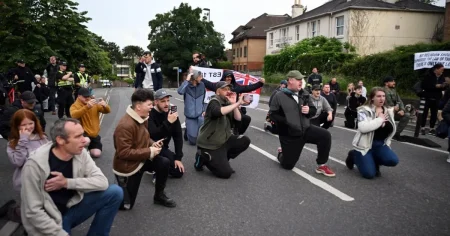 Protesters take knee at Henry Nowak vigil days after Southampton riots