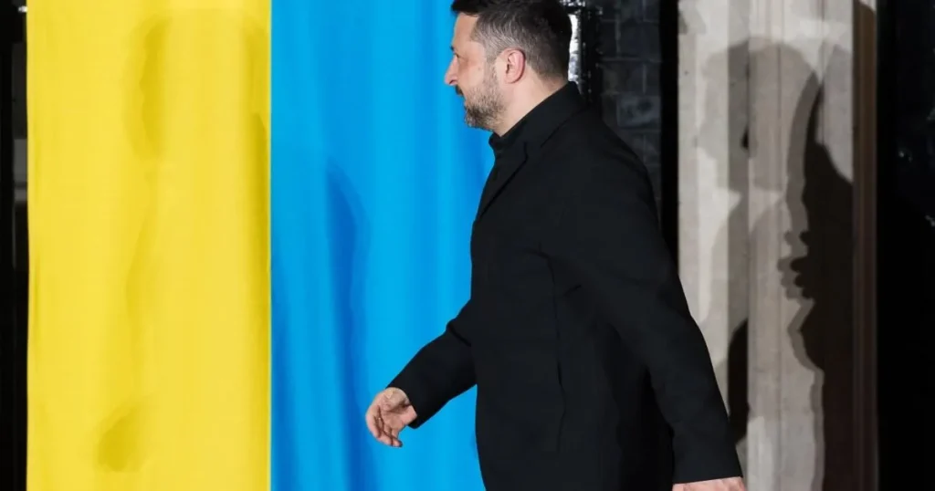 Zelensky criticises Reform UK for pulling down Ukraine flags from town halls