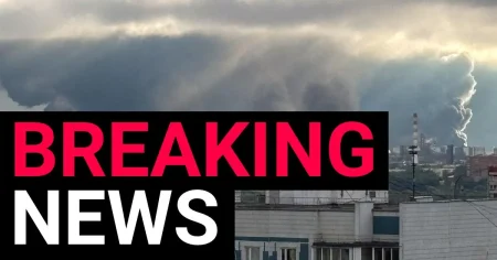 Moscow blanketed in noxious smoke after Ukraine launches biggest attack on Russia yet