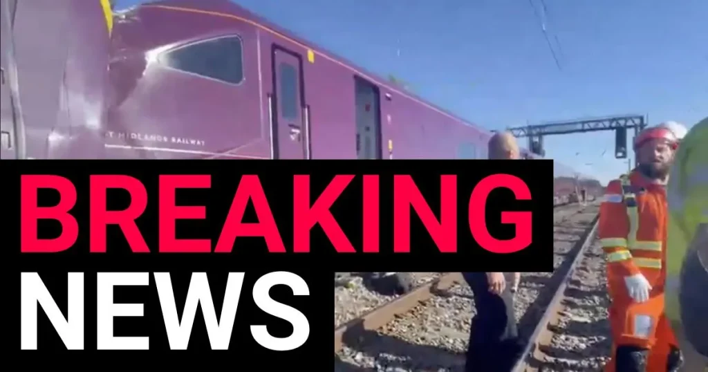 Two London-bound trains crash into each other causing serious injuries on board