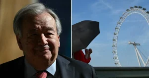 UN chief warns London is ‘cooking’ amid unprecedented heatwave