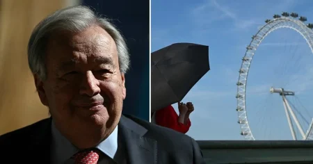 UN chief warns London is ‘cooking’ amid unprecedented heatwave