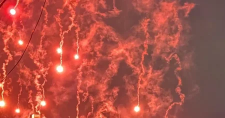 Red flares wreak fiery carnage leaving Londoners feeling like they are living in a ‘warzone’