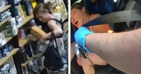 Thief with very middle class taste acts dumfounded when she’s arrested