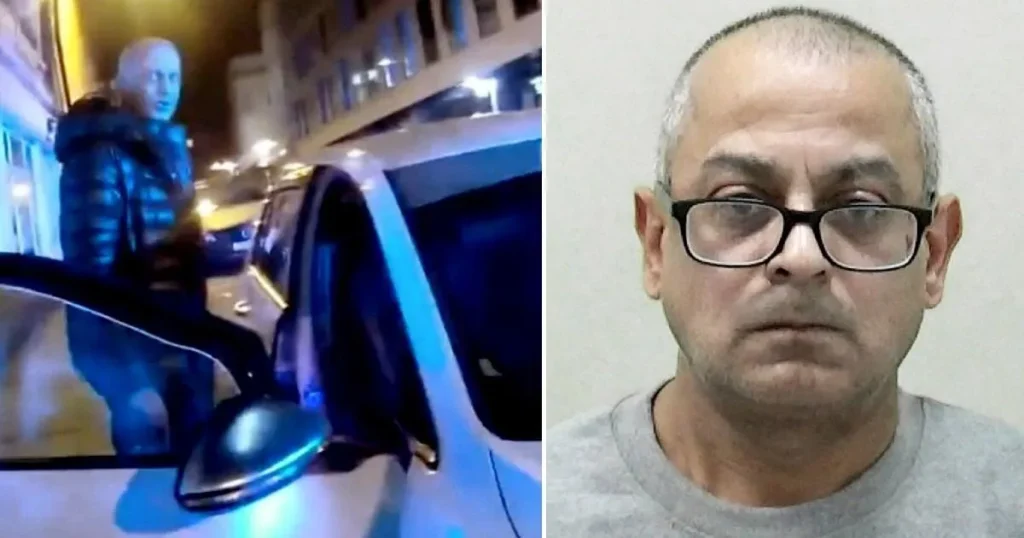 Moment fake taxi driver kidnapped drunk woman on night out with friends