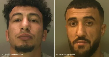 Asylum seekers who repeatedly raped woman on Brighton beach jailed for 60 years