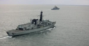 Russian warship carried out live firing exercise off Plymouth coast