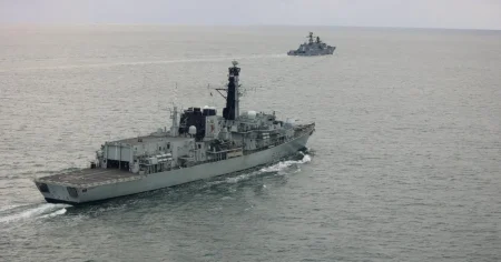 Russian warship carried out live firing exercise off Plymouth coast