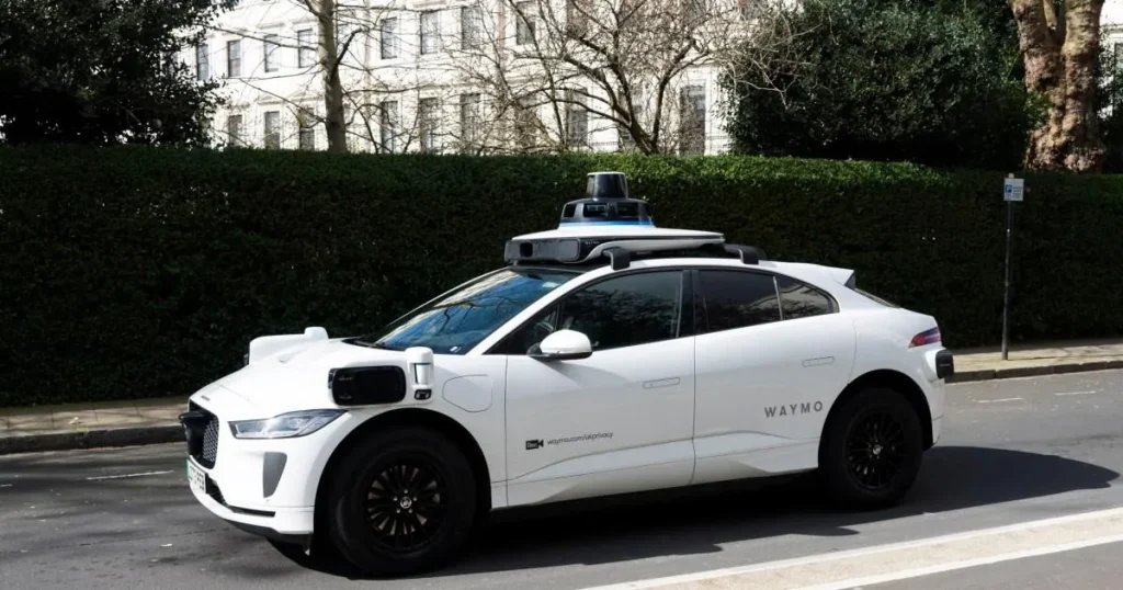 Self-driving Waymo car involved in crash with two vehicles in London