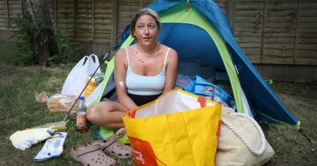 Former nurse living in a tent after council say she’s ‘not a priority’ for housing