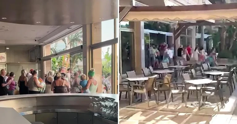Sunbed wars hot up after holidaymakers cause stampede after queuing for an hour