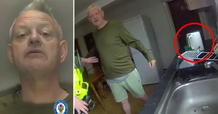 Man jailed for throwing kettle of boiling water over officers trying to detain him