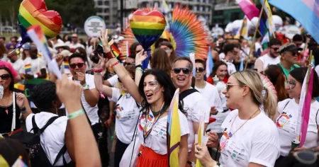 Thousands line streets for joyous London Pride Parade 2026