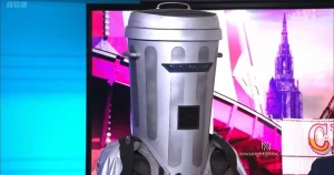 Count Binface trashes BBC Newsnight as ‘souped-up podcast’ after being told to ‘bin off the bin’