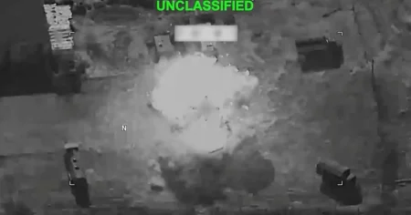 US launches heavy strikes on Iran after Trump vowed to ‘beat the s***’ out of them