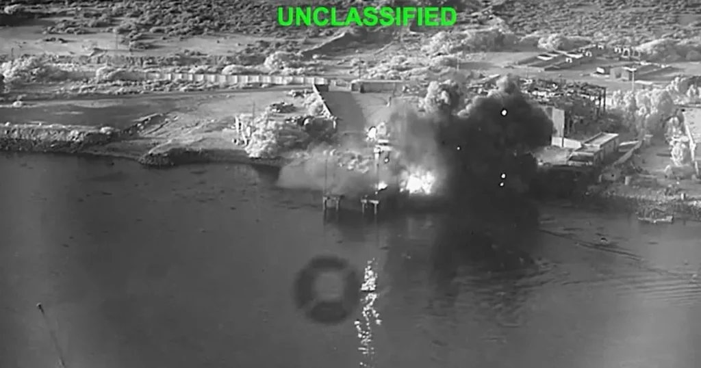 US uses kamikaze drones to blow up Iranian naval bases for the first time