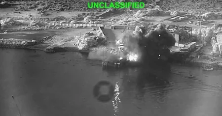 US uses kamikaze drones to blow up Iranian naval bases for the first time