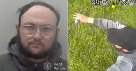 Sex offender leads police on 85mph chase without ever dropping his vape