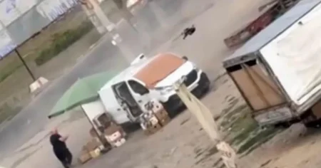 Russian drone toys with fruit seller before striking in ‘human safari’ on civilians