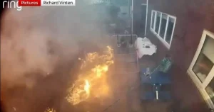 Mum runs for her life seconds before wildfire engulfs family’s ‘forever home’