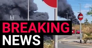 Smoke seen across London and part of A13 road closed after fire breaks out