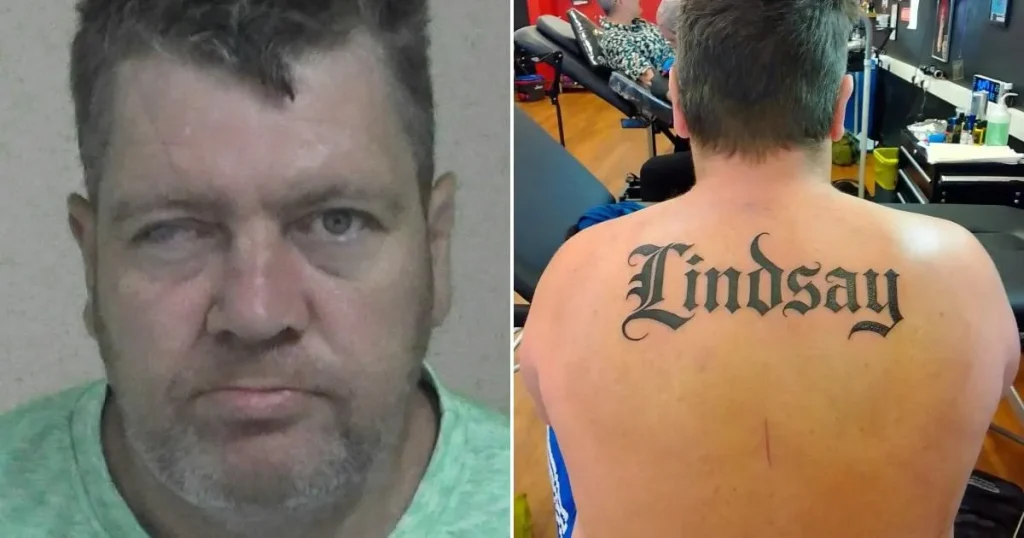 Stalker sent woman friend request with a photo of her name tattooed across his back