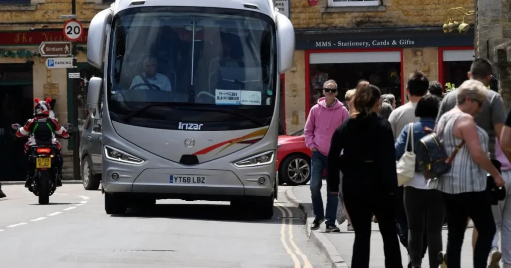 Bank holiday ‘over-tourism’ causes huge traffic queues and raging locals