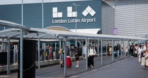 Lightning and floods leave holidaymakers stranded at major airport