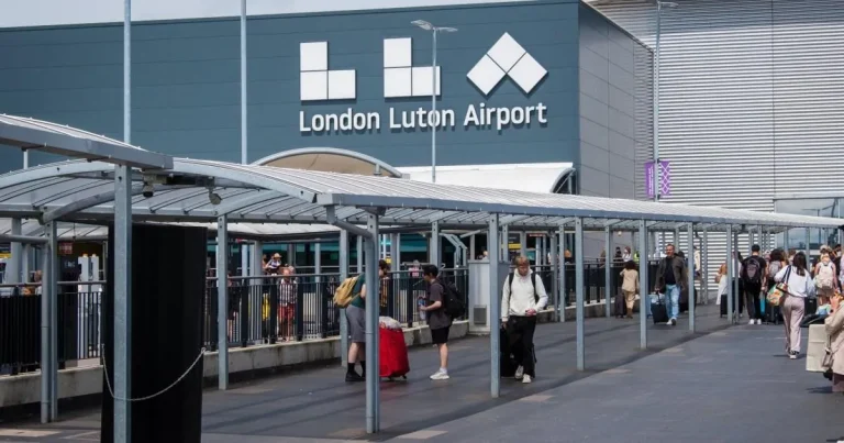Lightning and floods leave holidaymakers stranded at major airport