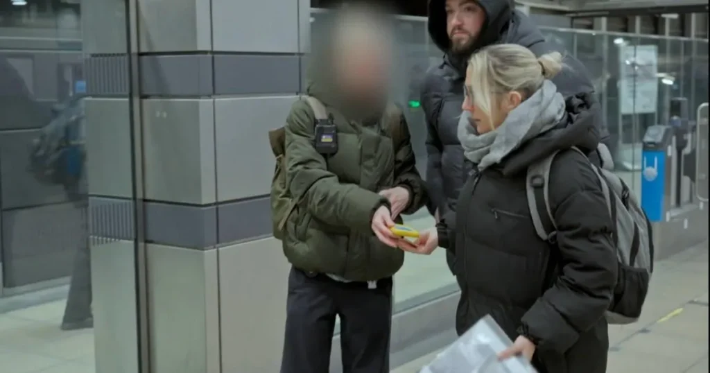 Moment TfL catches fare-dodger over £2,000 in unpaid Elizabeth Line tickets