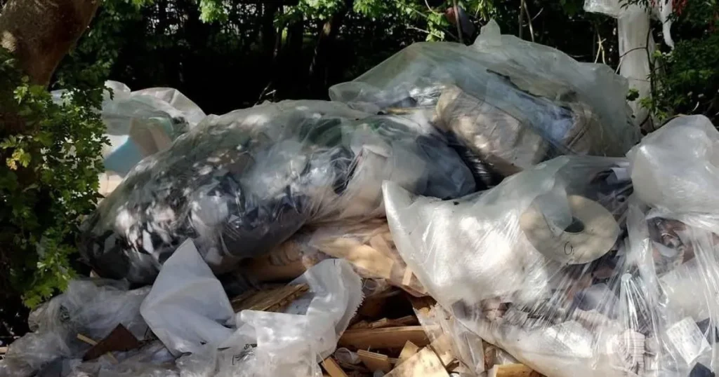 Fly-tipping furniture company caught thanks to dumped pizza receipt