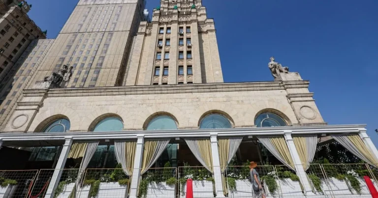 Woman dressed as courier killed ‘targetting Putin’s top brass’ in terror blast at Moscow private banquet