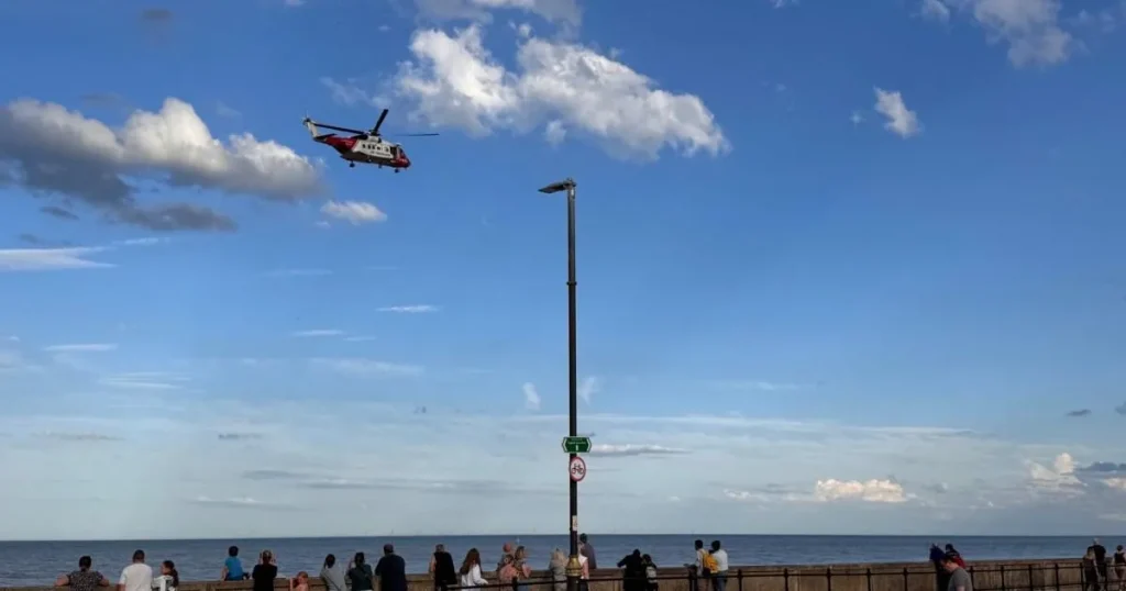 Huge police search for missing boy, 13, who vanished at sea in Hornsea