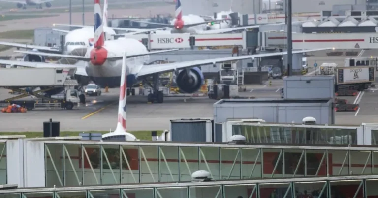 Wildfire closes Heathrow Airport runway causing flight delays and cancellations