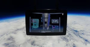 Count Binface makes election broadcast from ‘edge of space’ ahead of Clacton vote