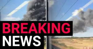 M25 closed in both directions after major fire sparks risk of secondary explosion
