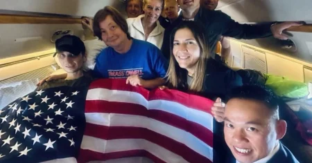 Former US Marine reunited with family after Russia releases him from four-year imprisonment