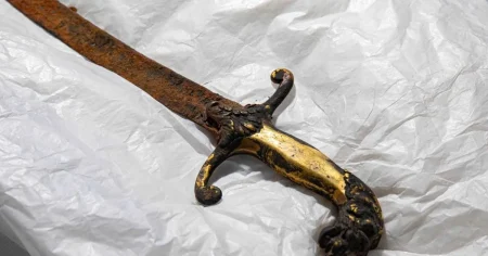 Heatwave helps find lost ‘Excalibur’ sword hidden in lake for 200 years